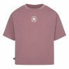 Maglia a Maniche Corte per Bambini Converse Chuck Patch Boxy Salmone