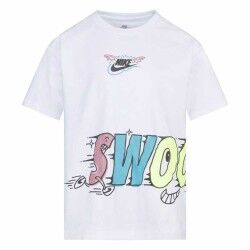 Maglia a Maniche Corte per Bambini Nike KT-S/S Knit Bianco