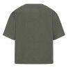 Maglia a Maniche Corte per Bambini Converse Chuck Patch Boxy Oliva