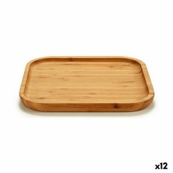 Vassoio per aperitivi Kinvara JWKW-3710 Marrone Quadrato 20 x 1,5 x 20 cm (12 Unità)