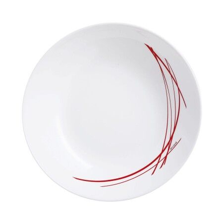 Piatto Fondo Arcopal Domitille Bicolore Vetro (20 cm) (12 Unità)