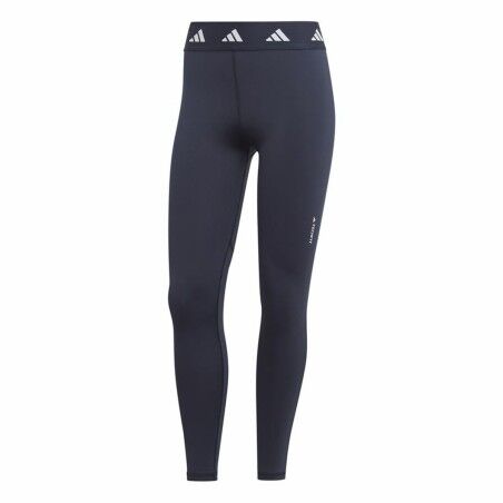 Leggings Sportivo da Donna Adidas Tech fit 7/8 Nero Blu Marino
