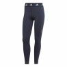Leggings Sportivo da Donna Adidas Tech fit 7/8 Nero Blu Marino