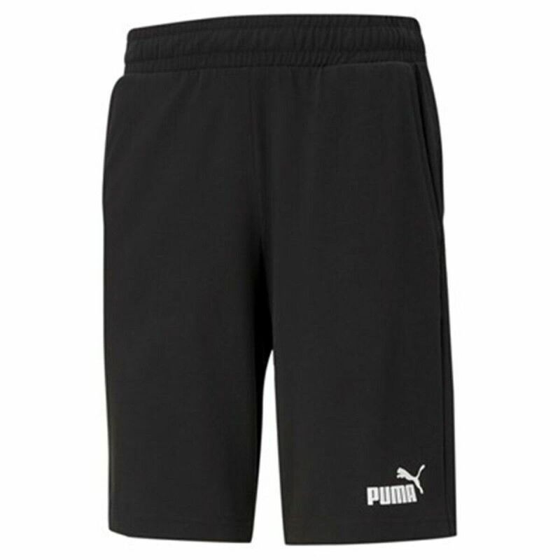 Pantaloni Corti Sportivi da Uomo Puma Essentials Nero Pantaloni Corti Sportivi da Uomo Puma Essentials Nero