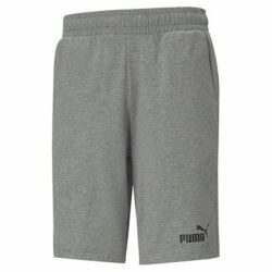 Pantaloni Corti Sportivi da Uomo Puma Essentials Grigio chiaro