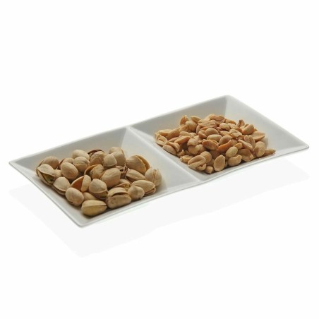 Vassoio per aperitivi Versa Ceramica Porcellana (23 x 11 x 3 cm)