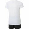 Completo Sportivo per Bambini Puma Logo Tee Bianco