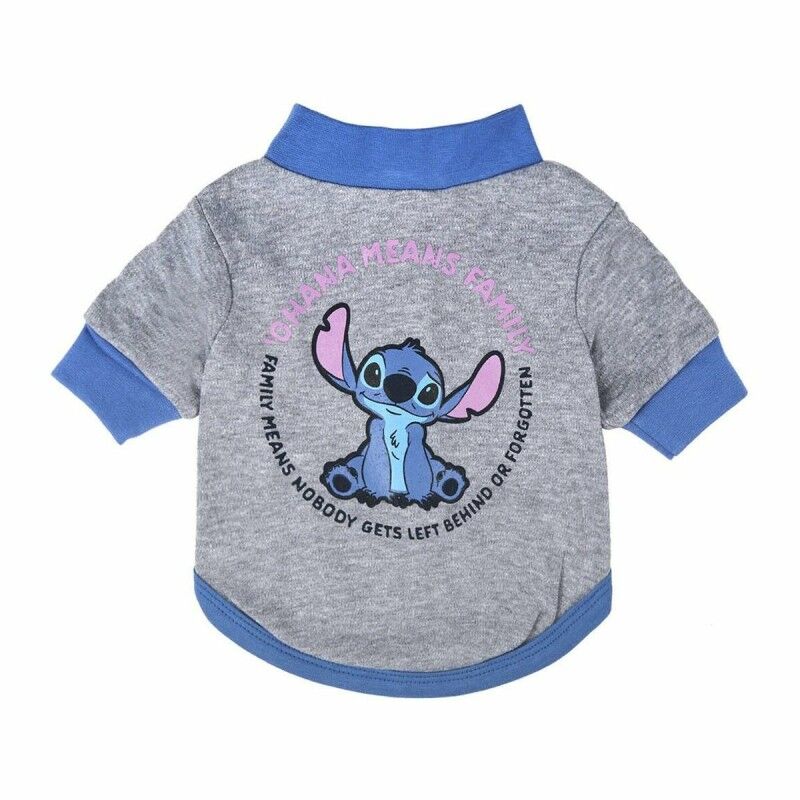 Pigiama per cani Stitch Grigio Azzurro Pigiama per cani Stitch Grigio Azzurro
