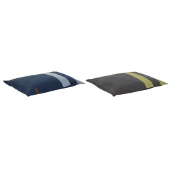 Letto per animali domestici DKD Home Decor 90 x 10 x 70 cm 90 x 70 x 10 cm Grigio Azzurro 2 Unità