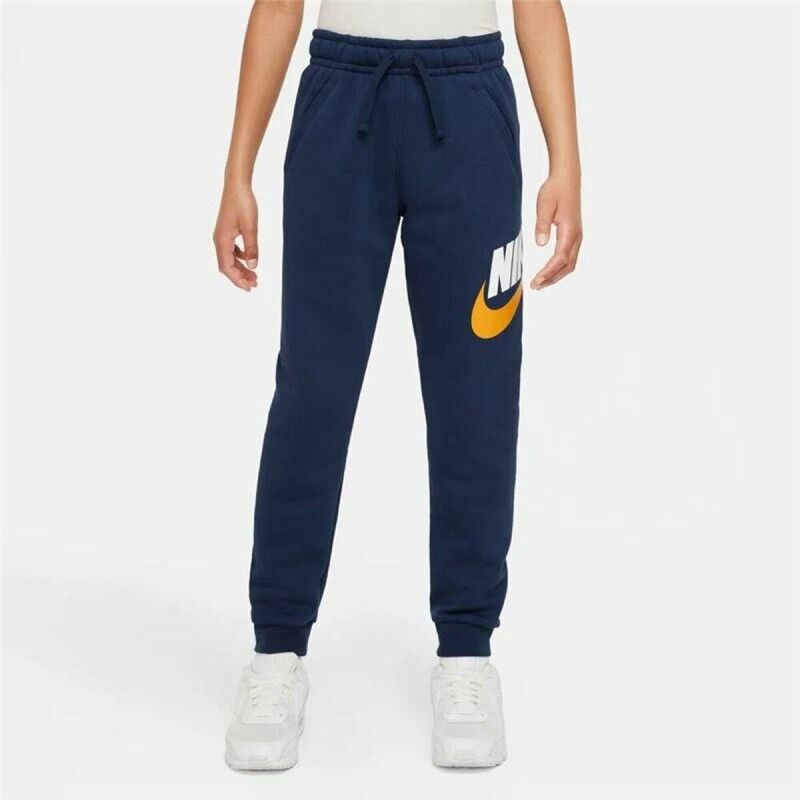 Pantalone di Tuta per Bambini Nike Sportswear Club Fleece Azzurro Blu scuro Pantalone di Tuta per Bambini Nike Sportswear Club Fleece Azzurro Blu scuro