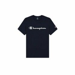 Maglia a Maniche Corte Uomo Champion Crewneck Azzurro