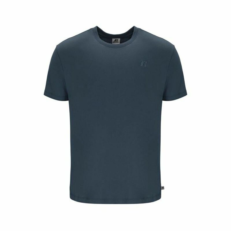 Maglia a Maniche Corte Uomo Russell Athletic Amt A30011 Blu scuro Maglia a Maniche Corte Uomo Russell Athletic Amt A30011 Blu scuro
