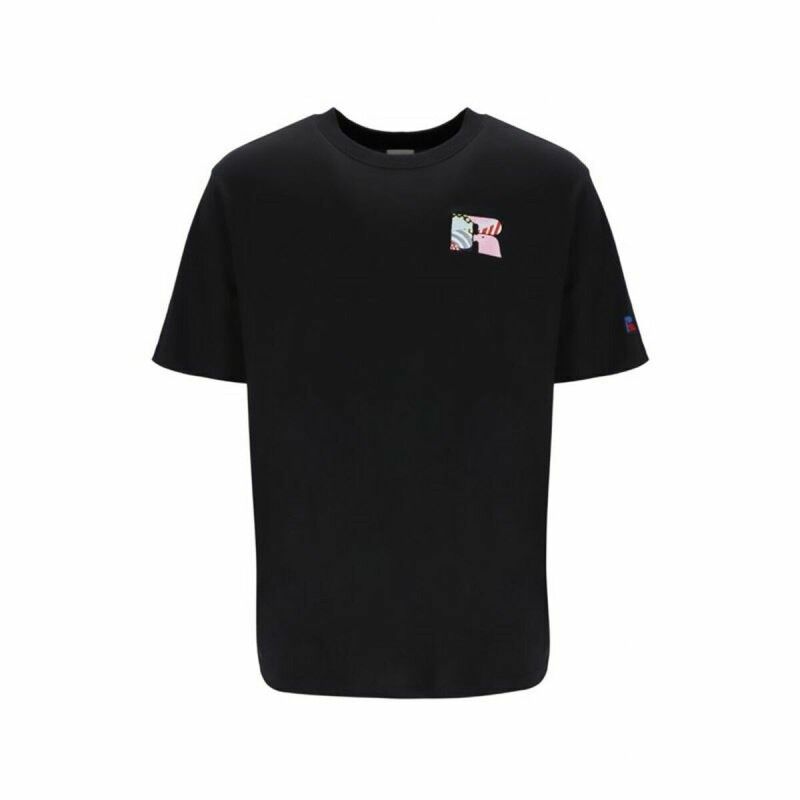 Maglia a Maniche Corte Russell Athletic Emt E36221 Nero Uomo Maglia a Maniche Corte Russell Athletic Emt E36221 Nero Uomo