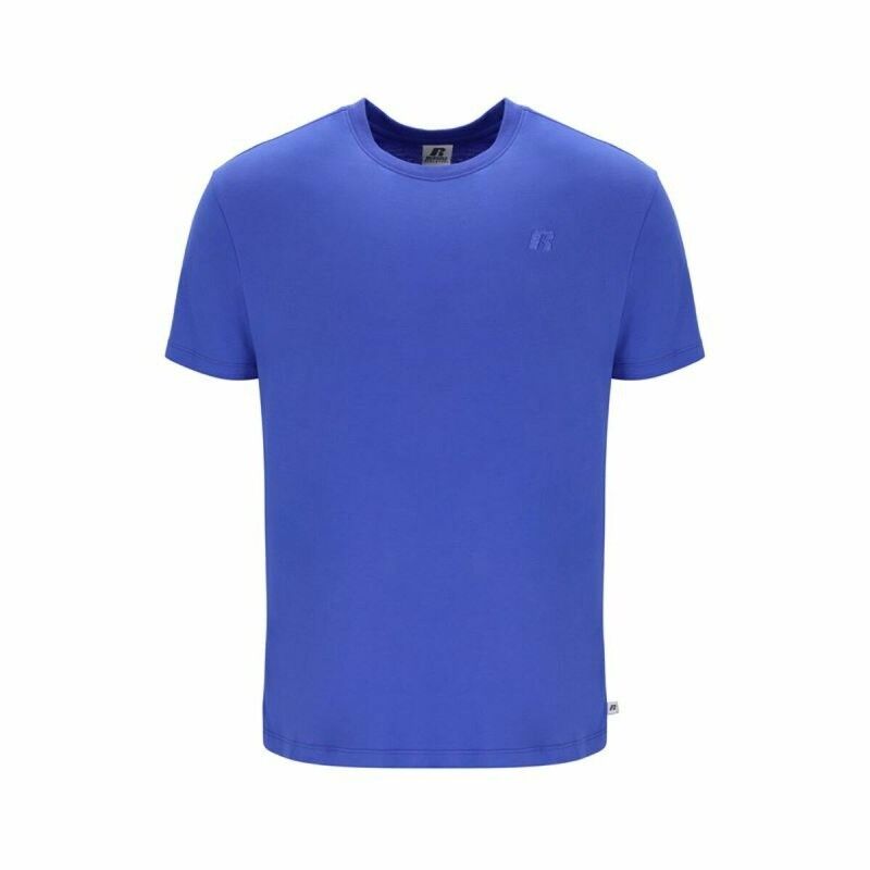 Maglia a Maniche Corte Uomo Russell Athletic Amt A30011 Azzurro