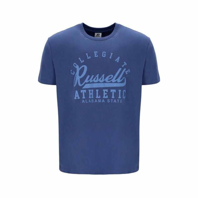 Maglia a Maniche Corte Russell Athletic Amt A30211 Azzurro Uomo