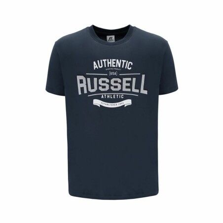 Maglia a Maniche Corte Uomo Russell Athletic Ara Blu scuro