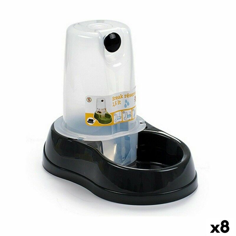 Abbeveratoio Stefanplast Plastica 1,5 L (8 Unità) Abbeveratoio Stefanplast Plastica 1,5 L (8 Unità)