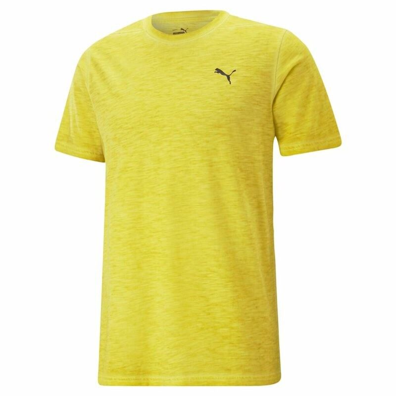 Maglia a Maniche Corte Uomo Puma Studio Foundation Giallo Maglia a Maniche Corte Uomo Puma Studio Foundation Giallo