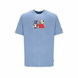 Maglia a Maniche Corte Uomo Russell Athletic Emt E36211 Azzurro Indaco