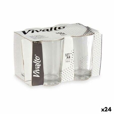Bicchiere Vivalto RYG2047 Trasparente Vetro 140 ml Caffè (24 Unità)
