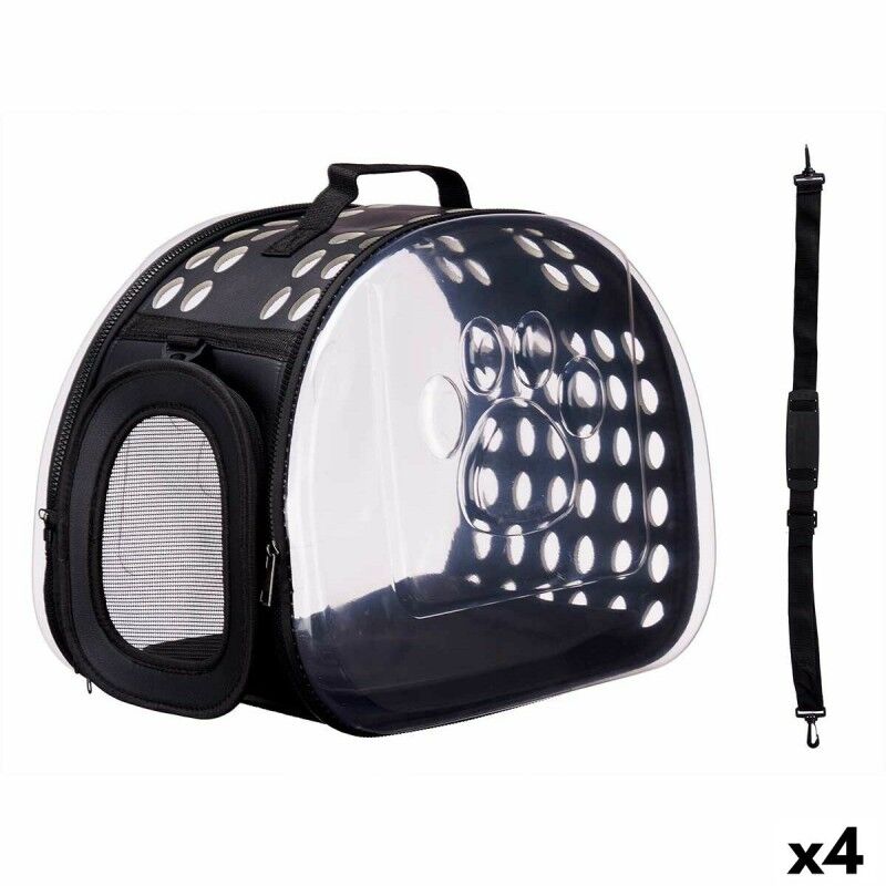 Trasportino Mascow 226 Nero Plastica 43 x 20 x 33 cm (4 Unità) Trasportino Mascow 226 Nero Plastica 43 x 20 x 33 cm (4 Unità)