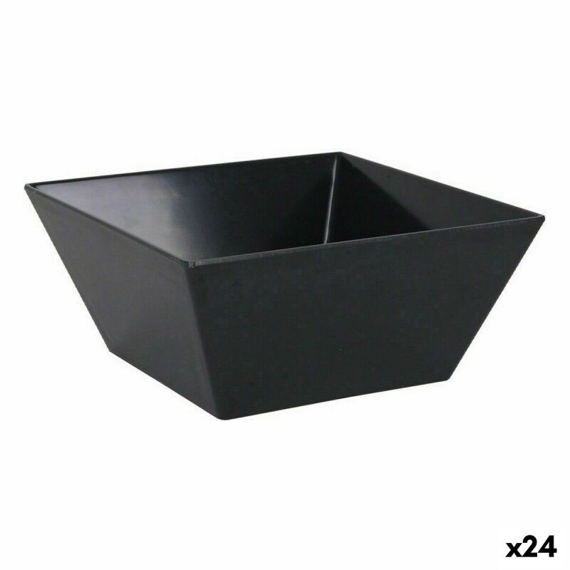 Ciotola per Aperitivi La Mediterránea Melammina Antracite 18 x 18 x 8 cm (24 Unità) Ciotola per Aperitivi La Mediterránea Melammina Antracite 18 x 18 x 8 cm (24 Unità)