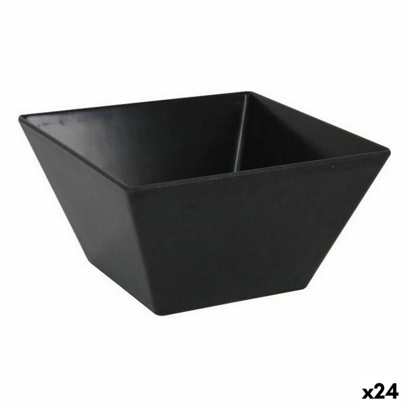 Ciotola per Aperitivi La Mediterránea Melammina Antracite 13 x 13 x 7 cm (24 Unità) Ciotola per Aperitivi La Mediterránea Melammina Antracite 13 x 13 x 7 cm (24 Unità)