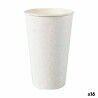 Set di Bicchieri Algon Monouso Cartone Bianco 6 Pezzi 450 ml (16 Unità)