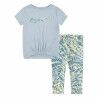 Completo Sportivo per Bambini Nike Dri-Fit Grigio Multicolore 2 Pezzi