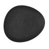 Piatto da pranzo Bidasoa Fosil Nero Ceramica Ovale 28 x 24,8 x 2,5 cm (6 Unità)