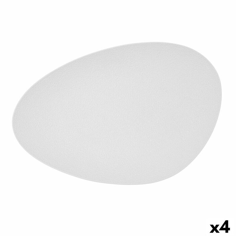 Vassoio per aperitivi Bidasoa Fosil Bianco Ceramica Allumina Ovalada 39,1 x 26,3 x 3,4 cm (4 Unità) Vassoio per aperitivi Bidasoa Fosil Bianco Ceramica Allumina Ovalada 39,1 x 26,3 x 3,4 cm (4 Unità)