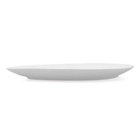 Vassoio per aperitivi Bidasoa Fosil Bianco Ceramica Allumina Ovalada 39,1 x 26,3 x 3,4 cm (4 Unità)