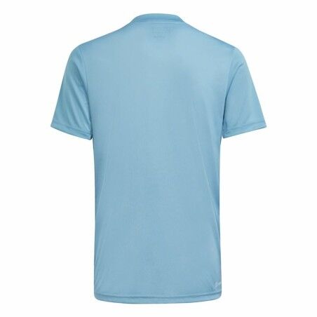 Maglia a Maniche Corte per Bambini Adidas Training Essentials Azzurro Chiaro