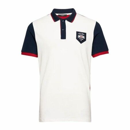 Polo a Maniche Corte Uomo Jack & Jones Jcodragon Bianco