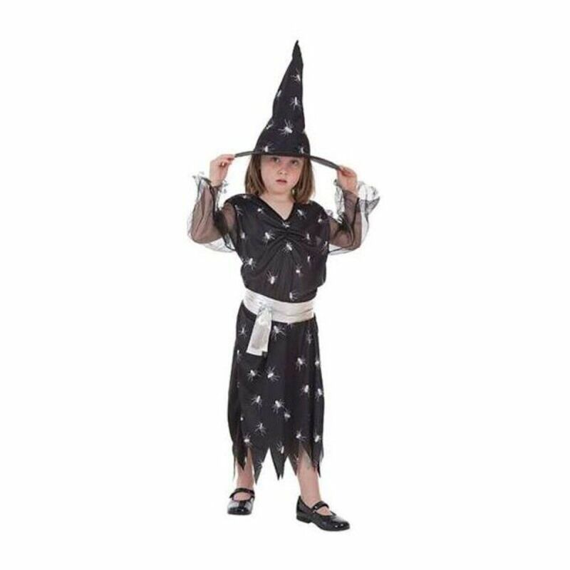 Costume per Bambini 8001-5 Nero Strega 10-12 Anni Ragno (2 Pezzi) Costume per Bambini 8001-5 Nero Strega 10-12 Anni Ragno (2 Pezzi)