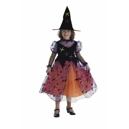 Costume per Bambini Strega 7-9 Anni (2 Pezzi)