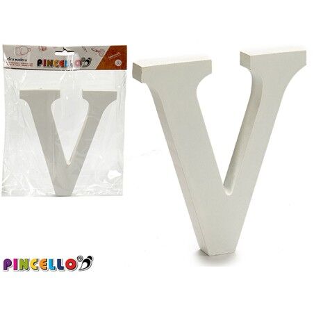 Lettera Pincello 1711022 1,8 x 21 x 17 cm Lettera V (12 Unità)