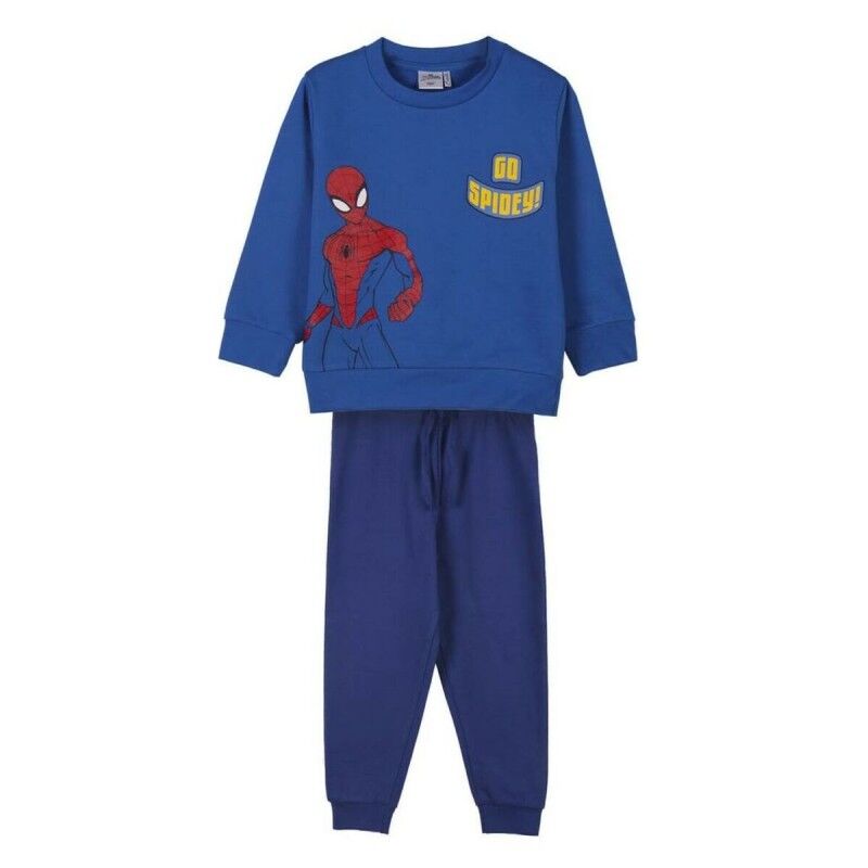 Tuta da Bambini Spider-Man Azzurro Tuta da Bambini Spider-Man Azzurro