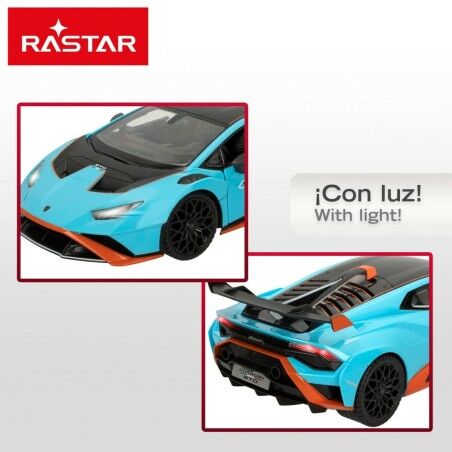 Macchinina Radiocomandata Lamborghini Huracán STO Azzurro 1:14 (2 Unità)