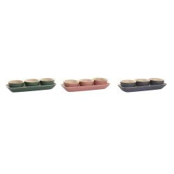 Set da Aperitivo DKD Home Decor Bambù 32 x 12,7 x 3,5 cm (3 Unità)