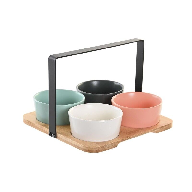 Set da Aperitivo DKD Home Decor 20 x 20 x 14 cm Porcellana Multicolore Set da Aperitivo DKD Home Decor 20 x 20 x 14 cm Porcellana Multicolore