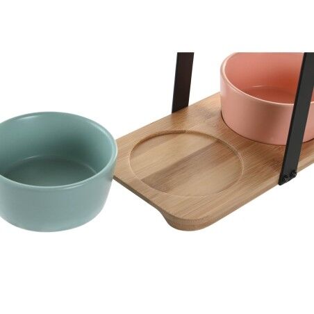 Set da Aperitivo DKD Home Decor 20 x 10,5 x 14 cm Porcellana Multicolore 3 Pezzi