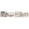 Set di Vassoi DKD Home Decor Multicolore 40 x 30 x 6 cm Legno MDF (2 Unità)