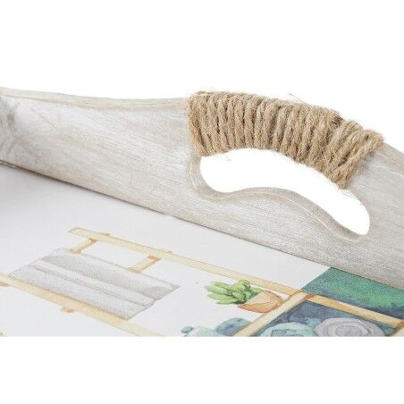 Set di Vassoi DKD Home Decor 40 x 30 x 6 cm Legno MDF (2 Unità)
