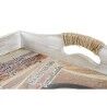 Set di Vassoi DKD Home Decor Multicolore Legno MDF 40 x 30 x 6 cm (2 Unità)