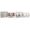 Set di Vassoi DKD Home Decor 40 x 30 x 6 cm Legno MDF (2 Unità)