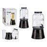 Caraffa in Vetro Trasparente Vivalto DW6004S-1 Nero Trasparente Metallo Cristallo Plastica 3,8 L Refrigeratore