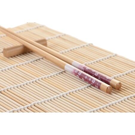 Set per Sushi DKD Home Decor 14,5 x 14,5 x 31 cm Multicolore Mandala Gres Orientale (16 Pezzi)
