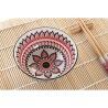 Set per Sushi DKD Home Decor 14,5 x 14,5 x 31 cm Multicolore Mandala Gres Orientale (16 Pezzi)