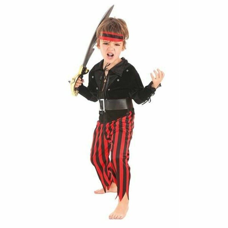 Costume per Bambini Rosso Pirata (4 Pezzi) Costume per Bambini Rosso Pirata (4 Pezzi)